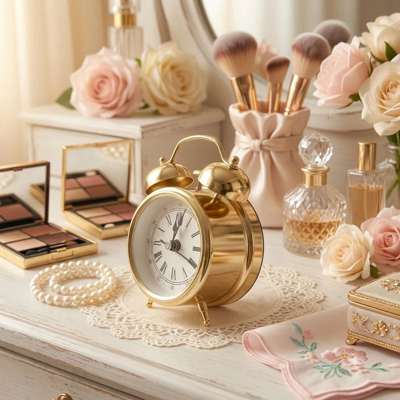 ساعت رومیزی عقربه‌ای مدل زنگدار کد C5