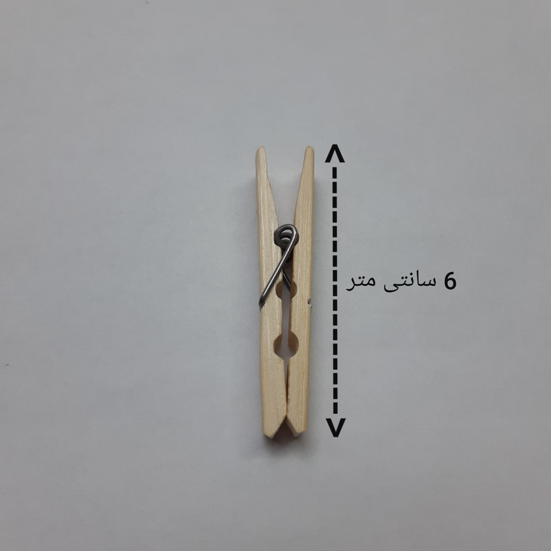 گیره لباس مدل پی جی ام بسته 20 عددی