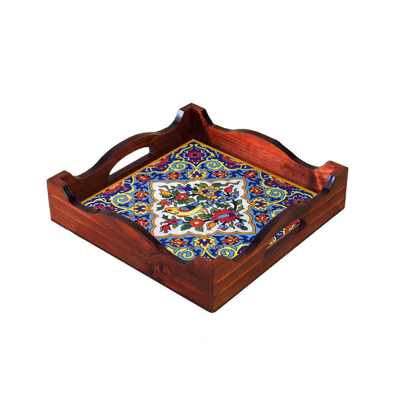 سینی دسته‌دار مدل A1.1.20 سایز 22 × 22 سانتیمتر