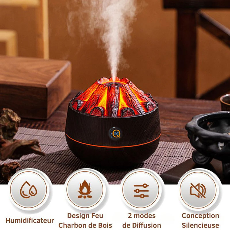 دستگاه بخور سرد آی کیو مدل charcoal