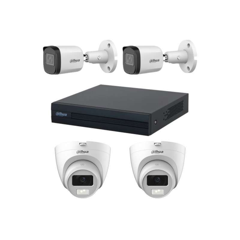 سیستم امنیتی 4 دوربین داهوا مدل 2mp
