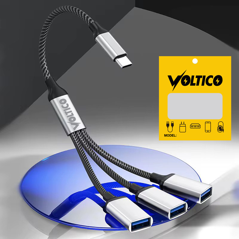 هاب 3 پورت USB-C ولتیکو مدل VTH-310C