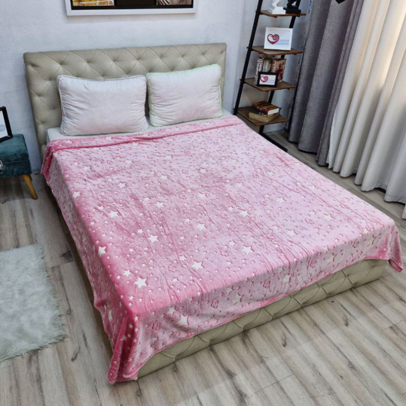 پتو مسافرتی 1 نفره ویراگیتا مدل ابر و ستارهnew سایز 150x200 سانتی‌متر