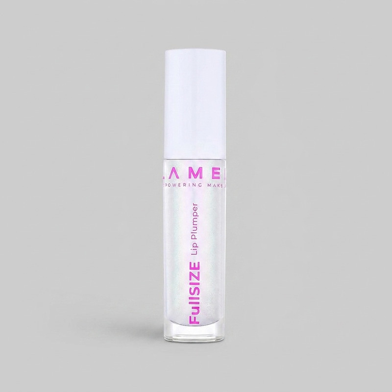 بالم لب حجم‌دهنده لامل مدل Plumper 401 حجم 4 میلی‌لیتر مرطوب‌کننده با گلیسیرین، مناسب لب خشک و حساس، محفظه براش‌دار