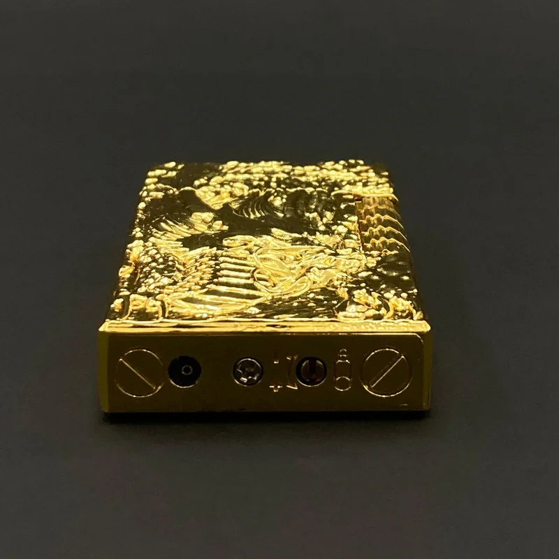 فندک گازی مدل چرخ بغل طرح اژدها کد DKD-1981