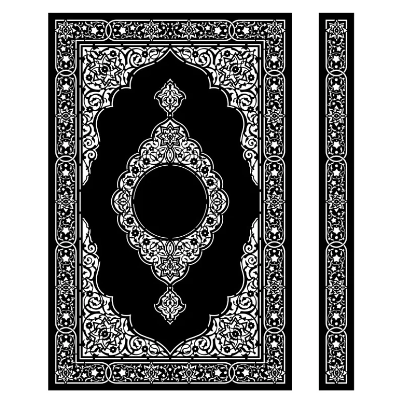 شابلون مدل اسلیمی فرش کد SP934 مجموعه 2 عددی