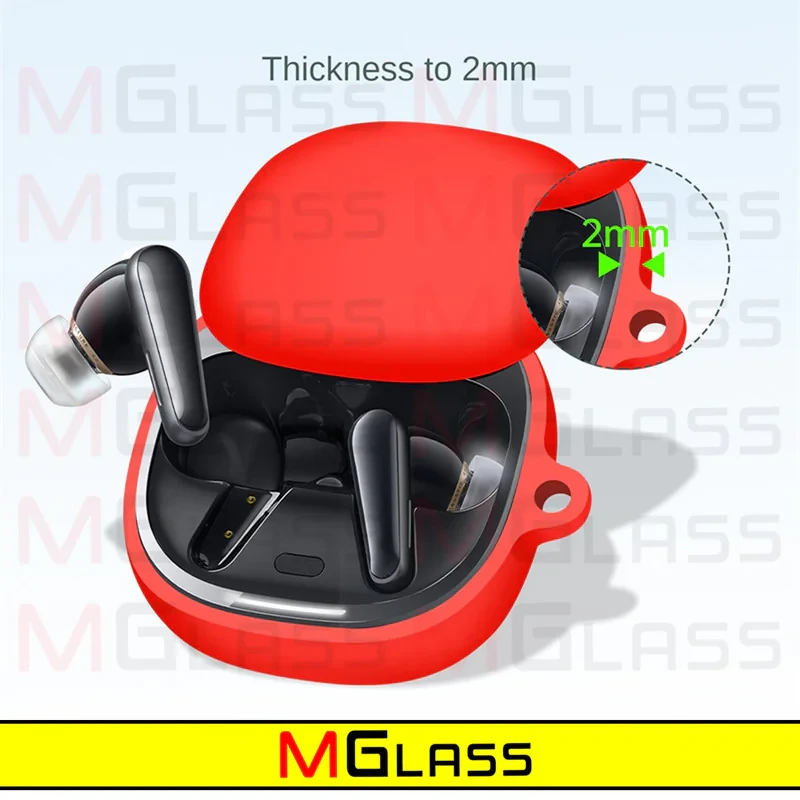 کاور ام‌گلس مدل Silicon-MG مناسب برای کیس هدفون بی سیم انکر Soundcore Liberty 4