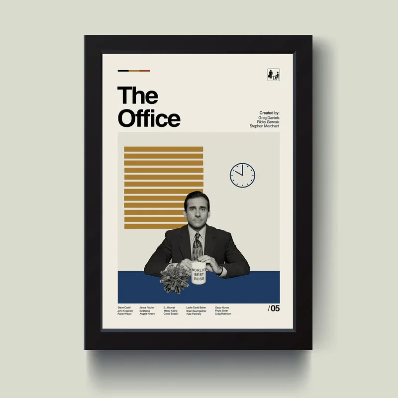 تابلو مدل The office کدS1649-b