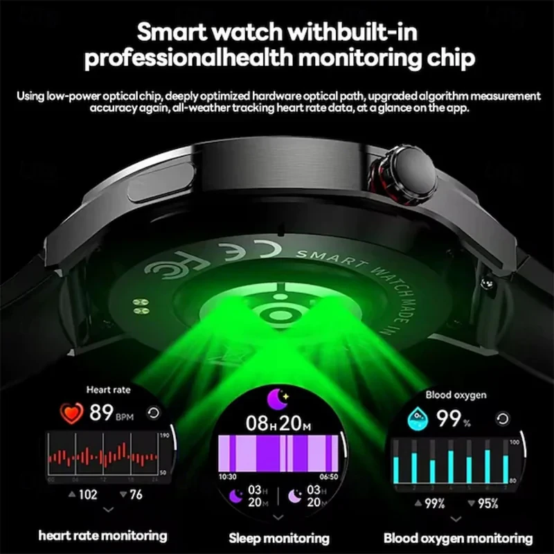ساعت هوشمند ویسمی ۴۶ میلی متری مدل X56 Max با بند سیلیکونی