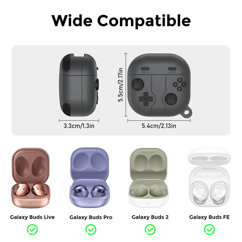 کاور هندزفری آهااستایل مدل LC13 مناسب برای کیس هدفون سامسونگ Galaxy Buds Live  Buds Pro  Buds 2  Buds2 Pro  Buds Fe
