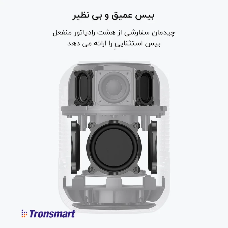اسپیکر بلوتوثی قابل حمل ترونسمارت مدل Element T6 Max SoundPulse