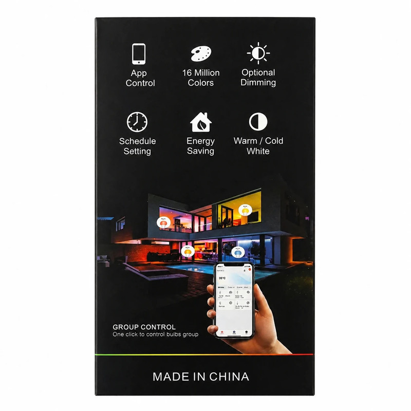 لامپ ال ای دی هوشمند 6 وات مدل smart led bulb پایه E27