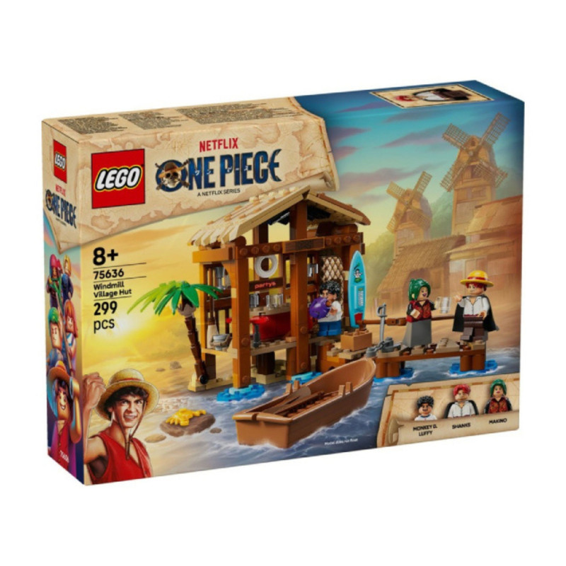 لگو سری One Piece مدل Windmill Village Hut کد 75636