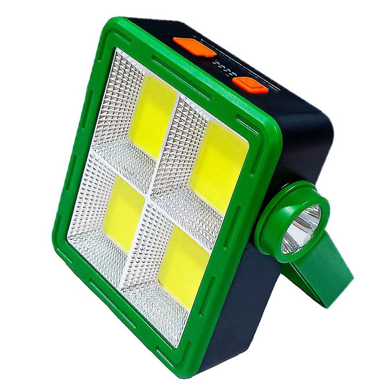 نور افکن دستی مدل خورشیدی کد 9805A با نور مهتابی