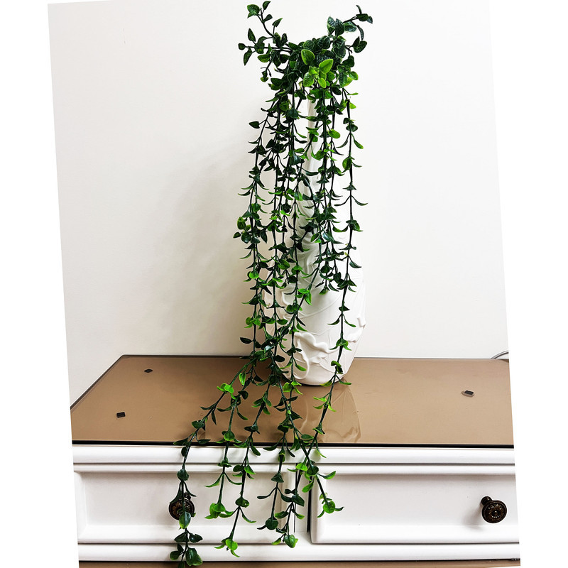 گل مصنوعی برگدار با ابعاد 90×20×10 سانتی‌متر و وزن 100 گرم