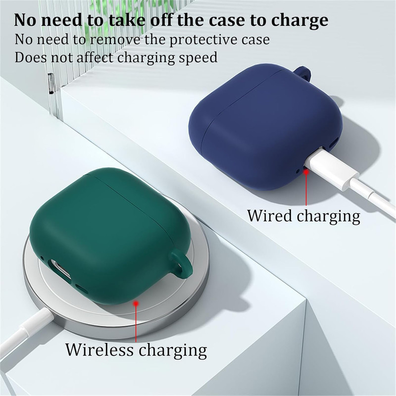 کاور هاپلایت مدل Silicone HL مناسب برای کیس اپل AirPods 4