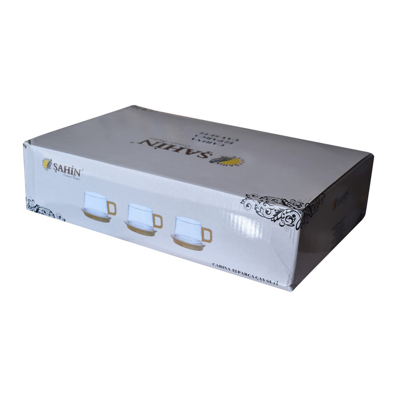 سرویس چای خوری 12 پارچه 6 نفره شاهین مدل SHN-122