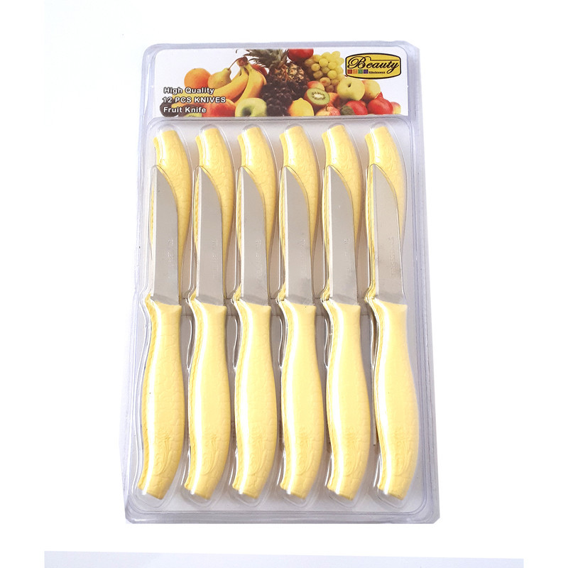 کارد میوه خوری بیوتی کد 3159 بسته 12 عددی