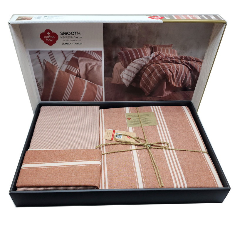 سرویس روتختی کاتن باکس مدل Smooth jamira tarcin دو نفره 4 تکه