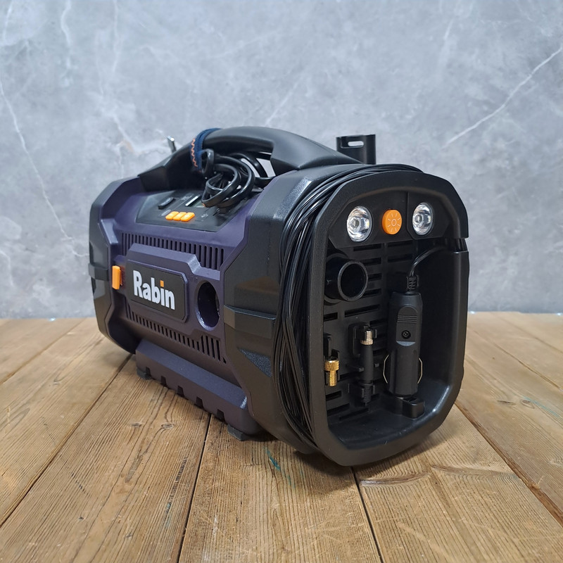کمپرسور فندکی و برقی رابین مدل 12V سه حالته