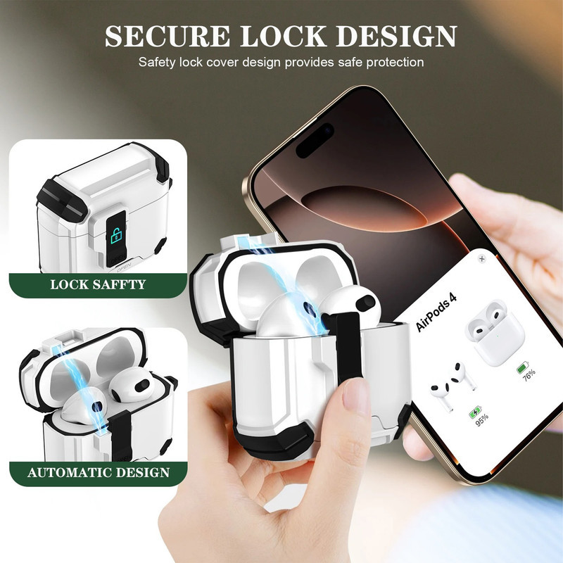 کاور سامورایی مدل Quad-22 مناسب برای کیس اپل ایرپاد Airpods 4