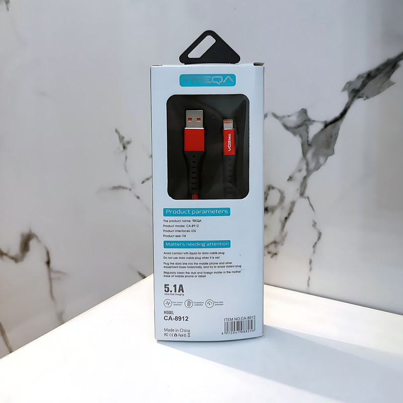 کابل تبدیل USB به لایتنینگ ترکا مدل CA-8912 طول 1متر