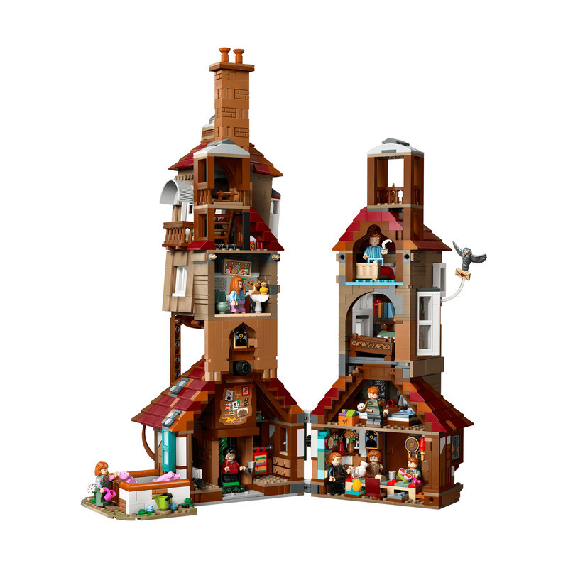 لگو 2405 تکه سری Harry Potter مدل The Burrow Collectors Edition کد 76437