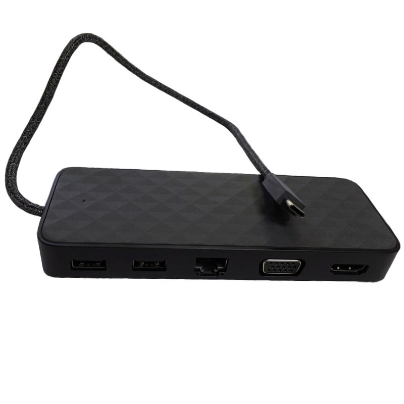 مبدل USB-C به HDMI  VGA  LAN  USB-C  USB-A اچ پی مدل Travel Dock