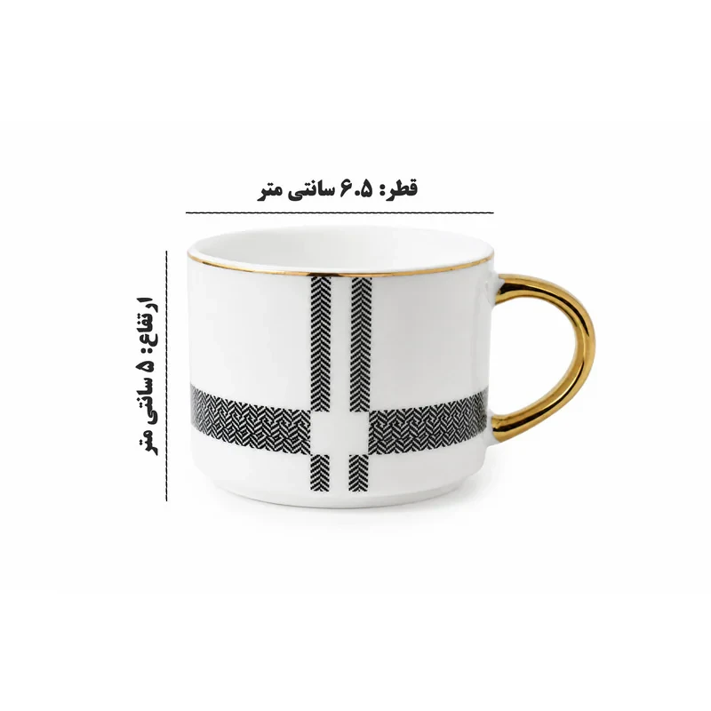 سرویس قهوه خوری 12 پارچه 6 نفره گونول مدل Ithalat