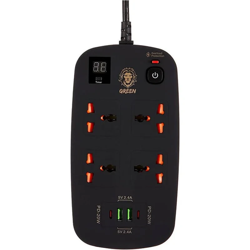 چندراهی برق گرین لاین مدل PD -USB 40W