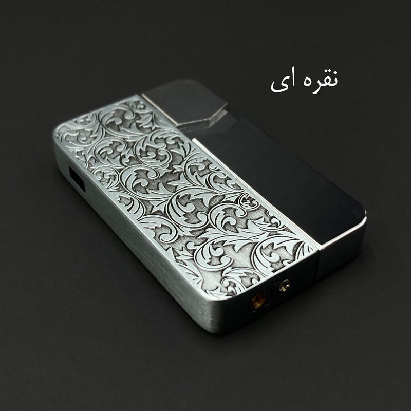 فندک مدل دکمه ای طرح اسلیمی کد DKD-1752