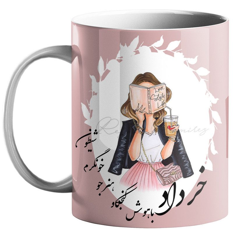 ماگ طرح ماه تولد خرداد کد 50