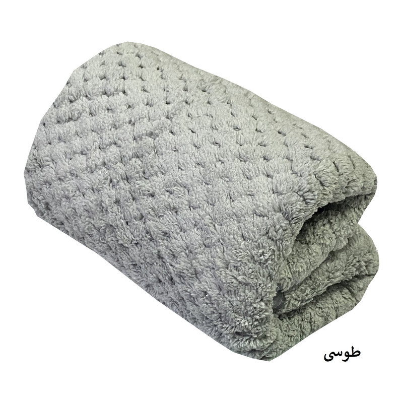 حوله دستی شایسته مدل نسترن سایز 35X75 سانتی متر