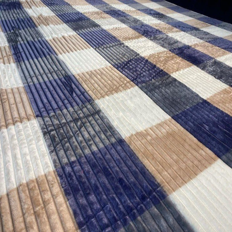 پتو مسافرتی مدل پلیسه سایز 150×220 سانتی متر