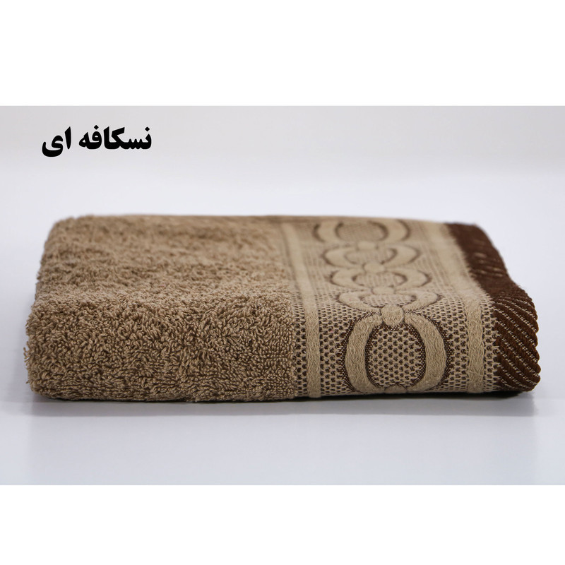 حوله دستی بهبافت آذر مدل چاین سایز 40x80 سانتی متر
