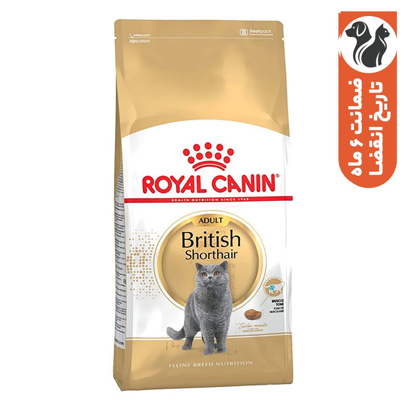 غذای خشک گربه بریتیش رویال کنین مدل British Shorthair وزن 2 کیلوگرم
