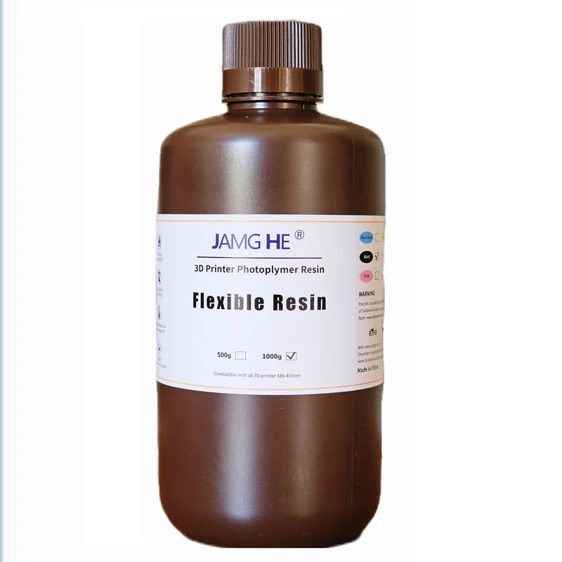 رزین پرینتر سه بعدی انعطاف پذیر جمقه مدل flexible حجم 1 لیتر