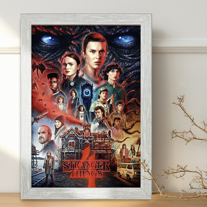 تابلو خندالو طرح سریال استرنجر تینگز Stranger Things  کد 19302