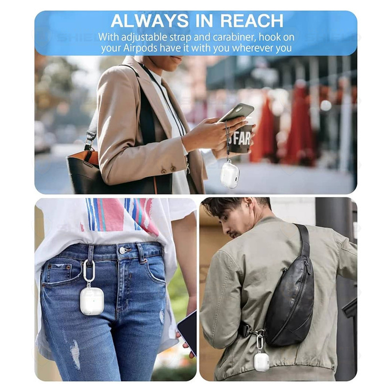 کاور آلتیمیت شیلد مدل Clear-UL مناسب برای کیس اپل AirPods 4