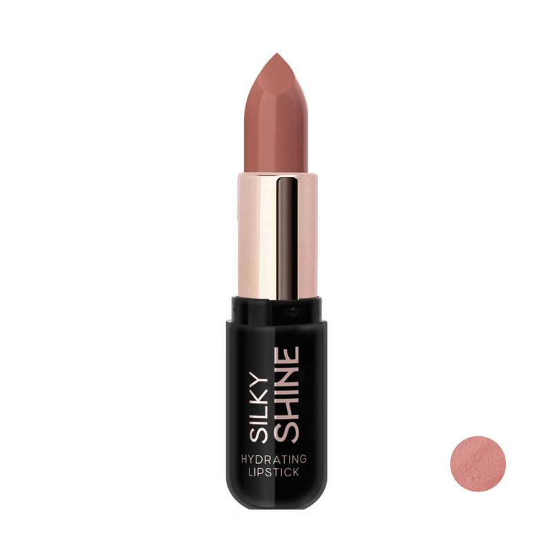 رژ لب جامد گلدن رز مدل Silky Shine شماره 203