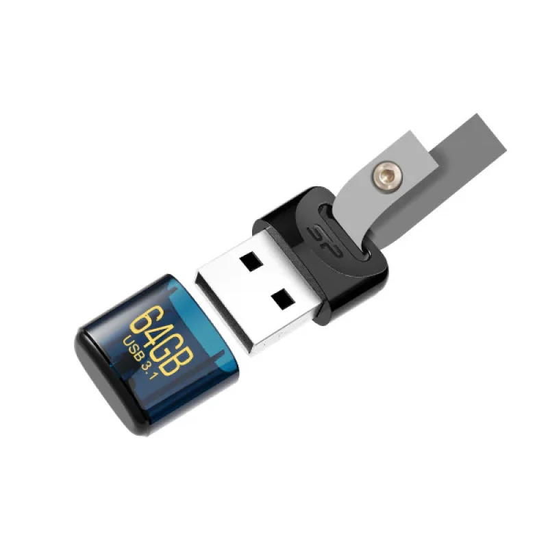 فلش مموری سیلیکون پاور Jewel J06 ظرفیت 64 گیگابایت، رابط USB 3.1 و سازگار با USB 2.0، مقاوم در برابر آب، گرد و غبار و لرزش، ابعاد کوچک و وزن سبک