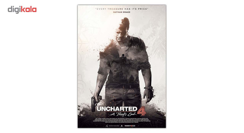 تابلو شاسی ونسونی طرح UnCharted 4 Poster سایز 30 × 40