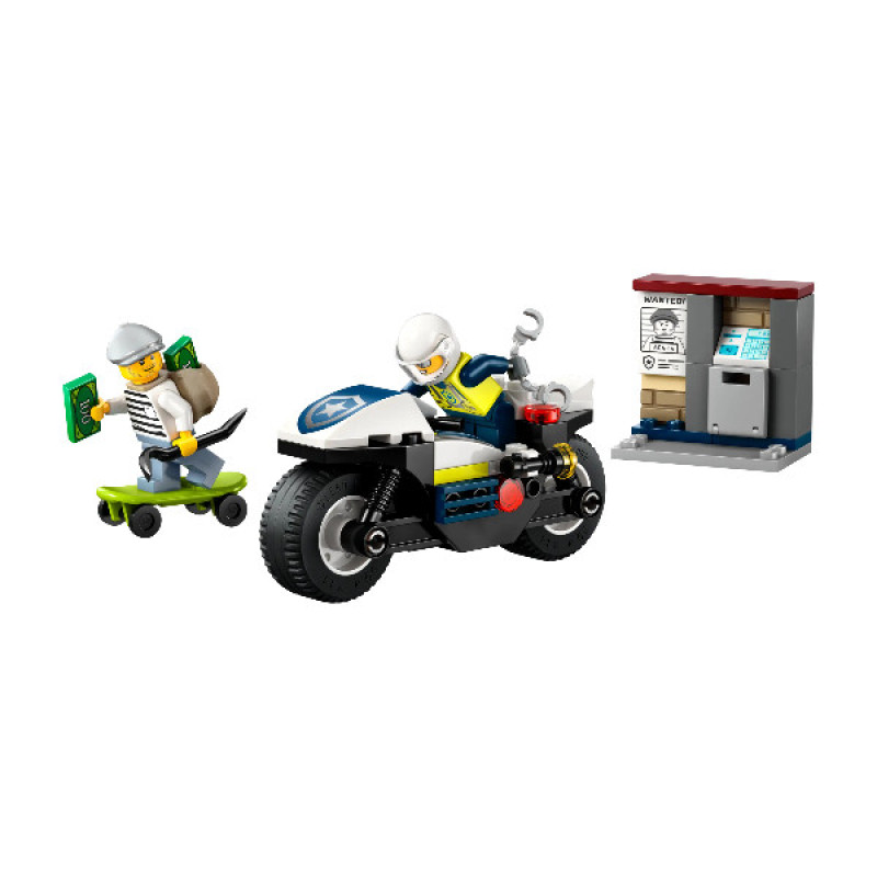 ساختنی لگو سری City مدل Police Motorcycle کد 60455