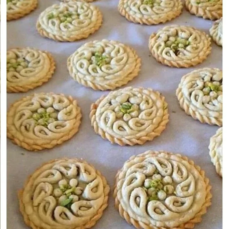 کاتر شیرینی پزی به گز مدل کلمپه