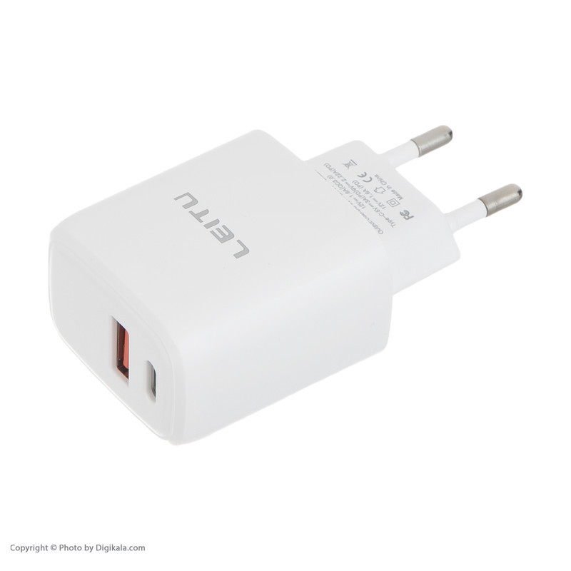 شارژر دیواری لیتو مدل LH-13 به همراه کابل تبدیل microUSB