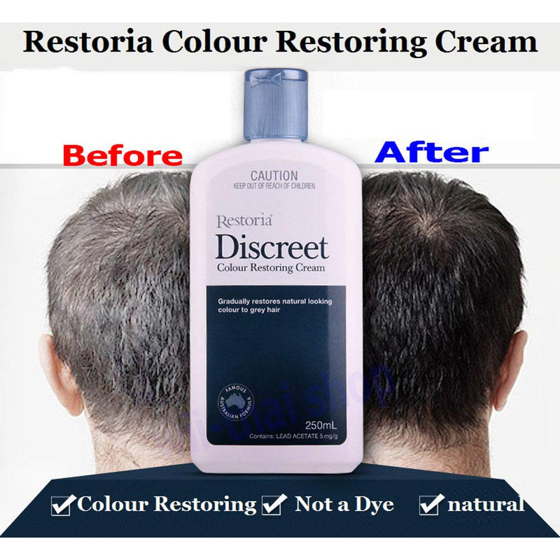 کرم رنگ مو ریستوریا مدل Discreet رنگ مشکی طبیعی حجم 250 میلی لیتر