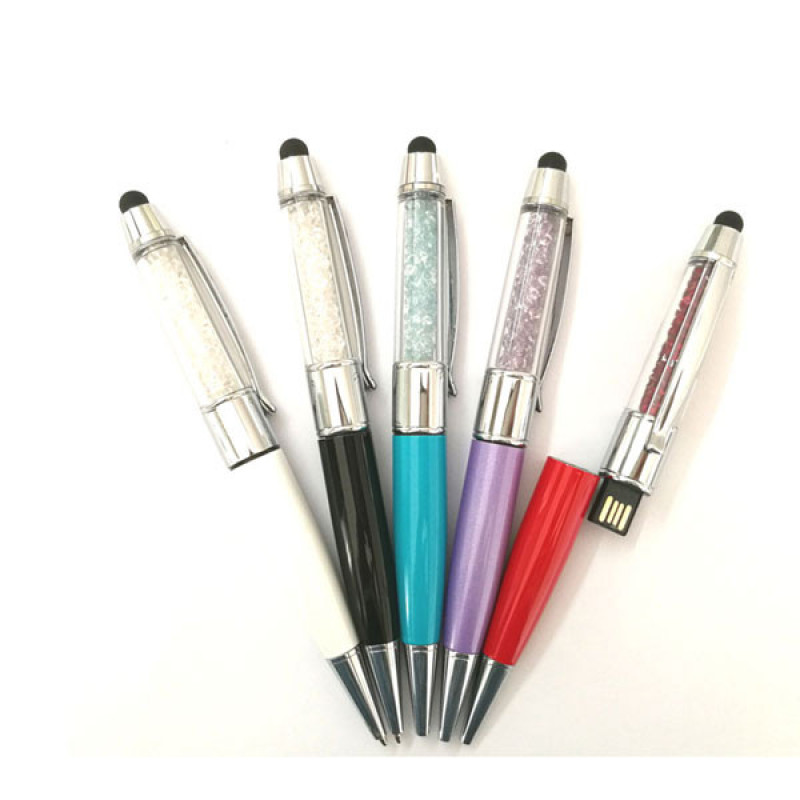 فلش مموری USB2.0 پرلیت یو اس بی مدل خودکار سه کاره کد PEN-04 ظرفیت 128 گیگابایت