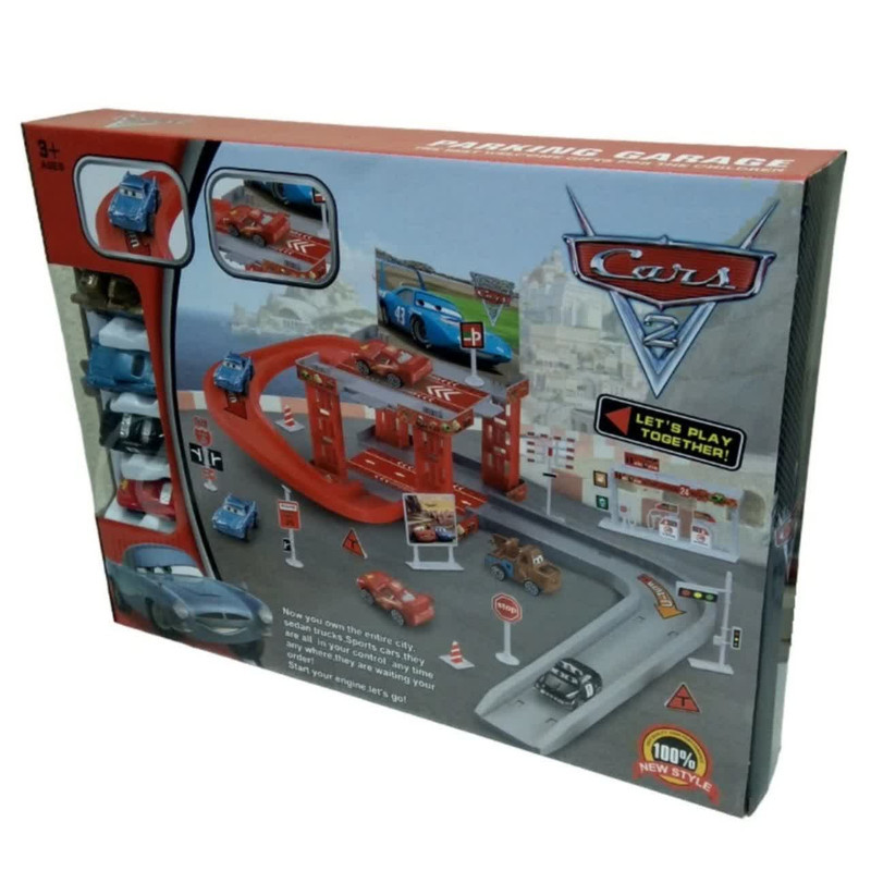 کیت ماشین ناب سل مدل پارکینگ طبقاتی مک کویین McQueen parking lot