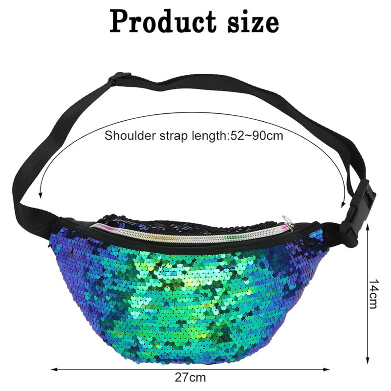 کیف کمری زنانه مدل Shiny Waist Carnival