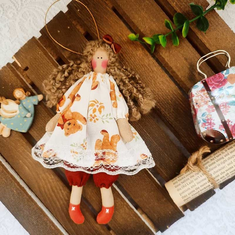 عروسک مدل تیلدا کد 39 ارتفاع 18 سانتی متر